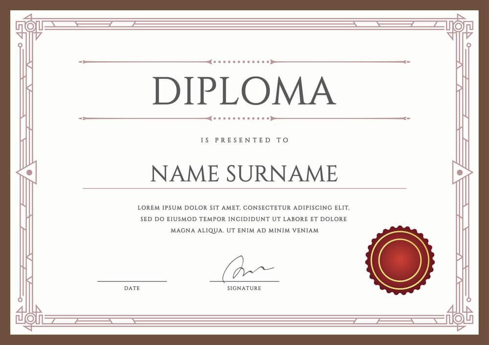 Diploma translation